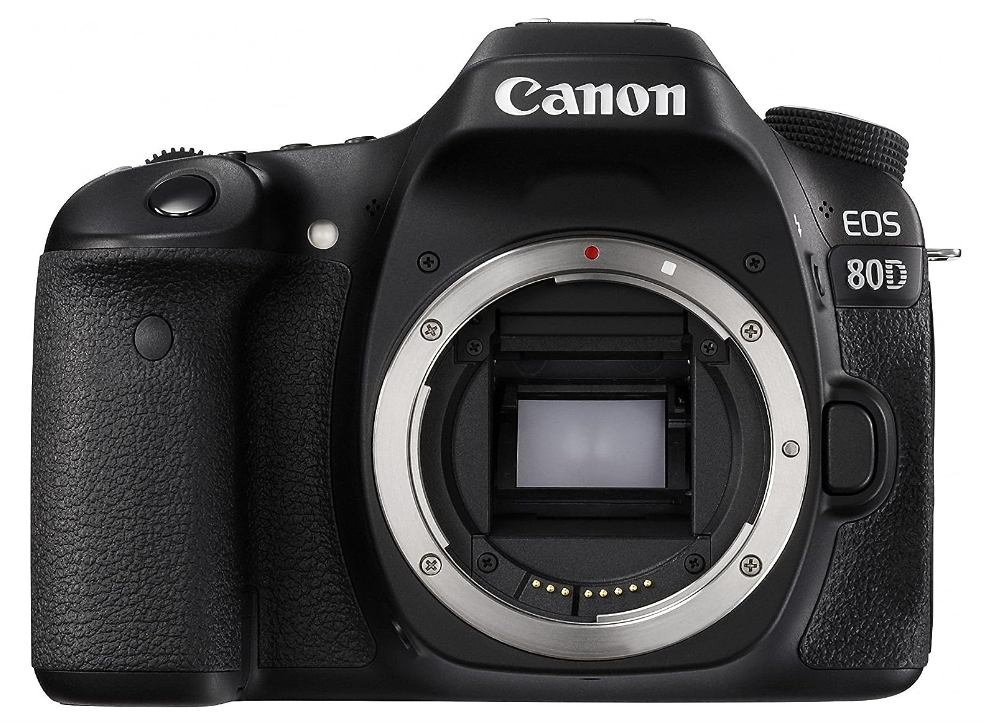 Canon Digital SLR Camera Body [EOS 80D] with 24.2 Megapixel (APS-C) CMOS Sensor and Dual Pixel CMOS AF - Black
