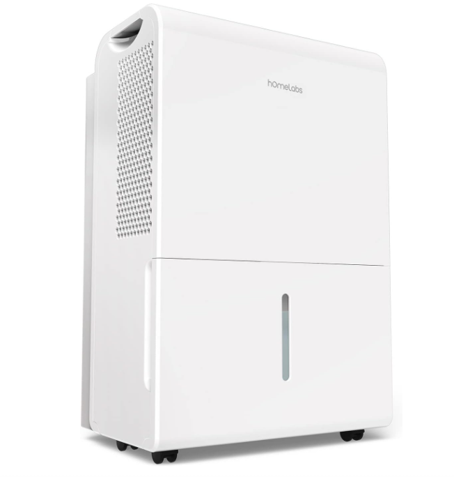 hOmeLabs 4500 Sq. Ft Energy Star Dehumidifier - Ideal for Large Rooms and Home Basements - Powerful Moisture Removal and Humidity Control - 50 Pint (Previously 70 Pint)
